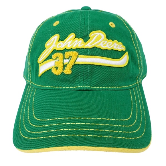 green and yellow hat